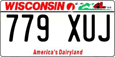 WI license plate 779XUJ