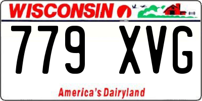 WI license plate 779XVG