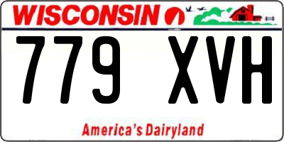 WI license plate 779XVH