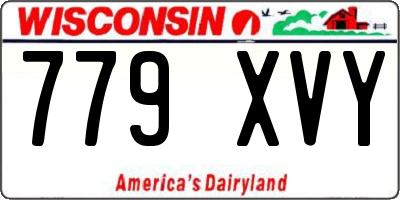 WI license plate 779XVY