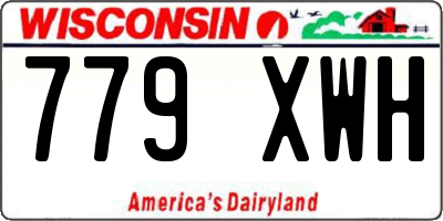 WI license plate 779XWH