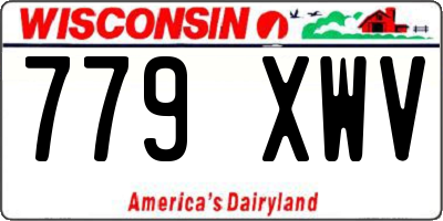 WI license plate 779XWV