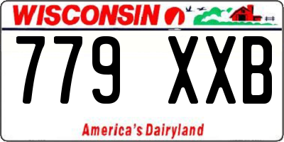WI license plate 779XXB