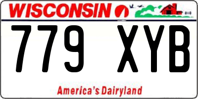 WI license plate 779XYB
