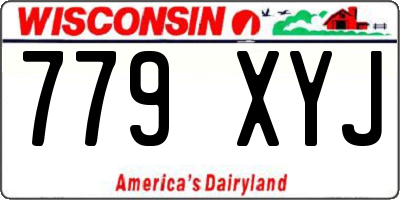 WI license plate 779XYJ