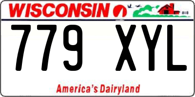 WI license plate 779XYL