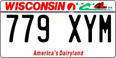 WI license plate 779XYM