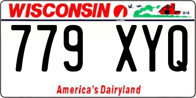 WI license plate 779XYQ