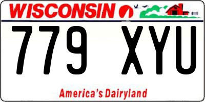 WI license plate 779XYU