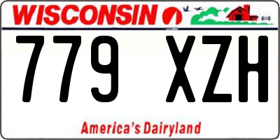 WI license plate 779XZH