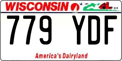 WI license plate 779YDF