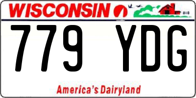 WI license plate 779YDG