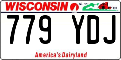 WI license plate 779YDJ
