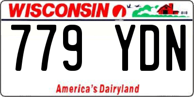 WI license plate 779YDN