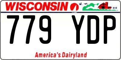 WI license plate 779YDP