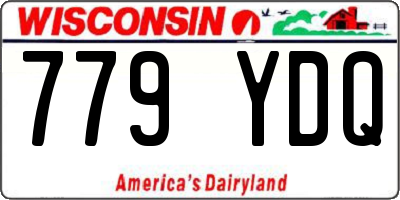 WI license plate 779YDQ