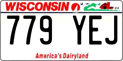 WI license plate 779YEJ