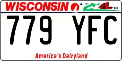 WI license plate 779YFC