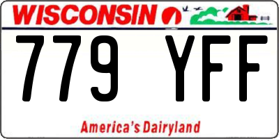 WI license plate 779YFF
