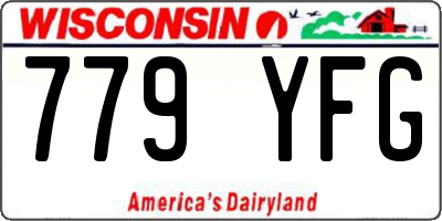WI license plate 779YFG