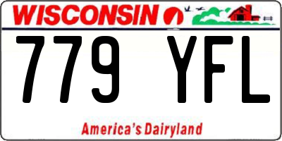 WI license plate 779YFL