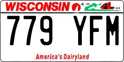 WI license plate 779YFM