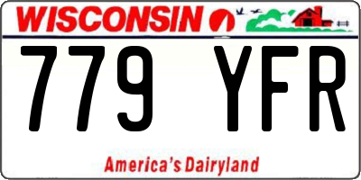 WI license plate 779YFR