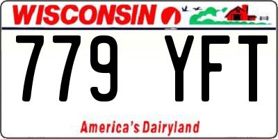 WI license plate 779YFT