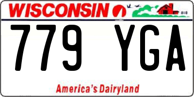 WI license plate 779YGA