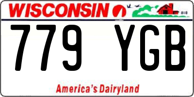 WI license plate 779YGB