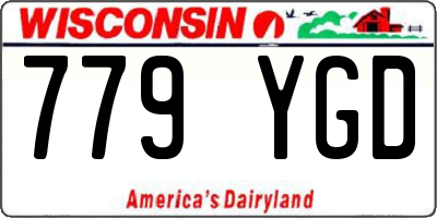 WI license plate 779YGD