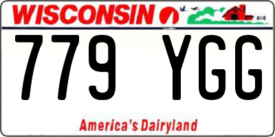 WI license plate 779YGG