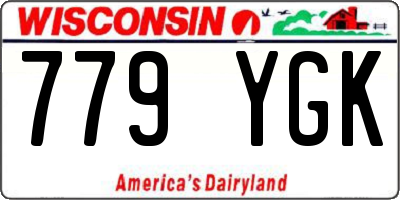 WI license plate 779YGK
