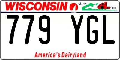 WI license plate 779YGL