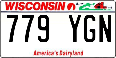 WI license plate 779YGN