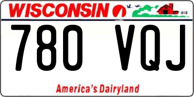 WI license plate 780VQJ