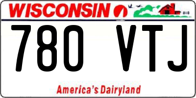 WI license plate 780VTJ
