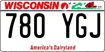 WI license plate 780YGJ