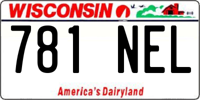 WI license plate 781NEL