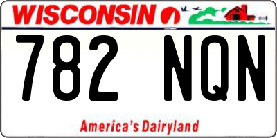 WI license plate 782NQN