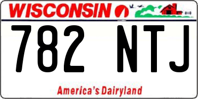 WI license plate 782NTJ