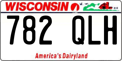 WI license plate 782QLH