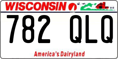 WI license plate 782QLQ
