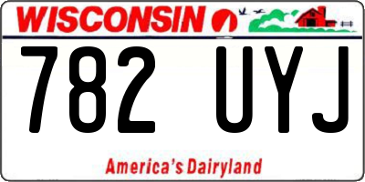 WI license plate 782UYJ