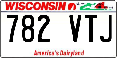 WI license plate 782VTJ