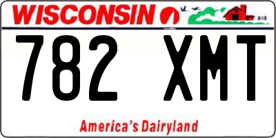 WI license plate 782XMT