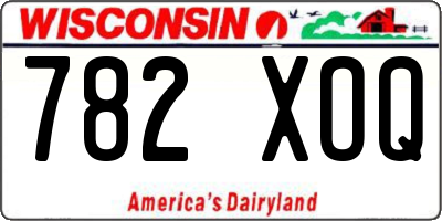 WI license plate 782XOQ