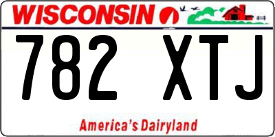 WI license plate 782XTJ