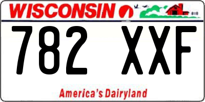 WI license plate 782XXF