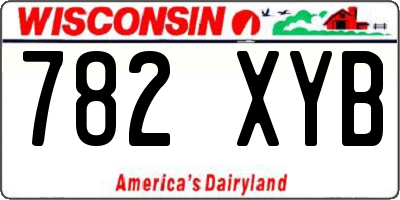 WI license plate 782XYB